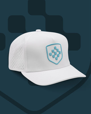 Cascade CBX Logo Snapback Hat - White