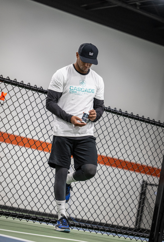 Athlete in Cascade CBX gear on the court