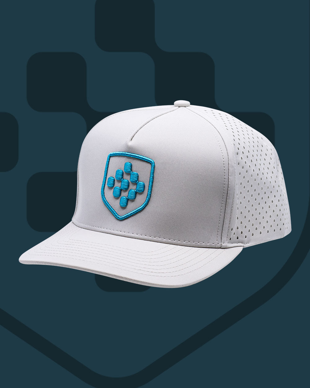 Cascade CBX Logo Snapback Hat - White - Cascade CBX Sport